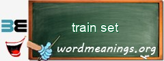 WordMeaning blackboard for train set